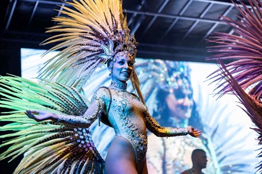 2023 Cabramatta Moon Festival Rhythm Brazil dancer.