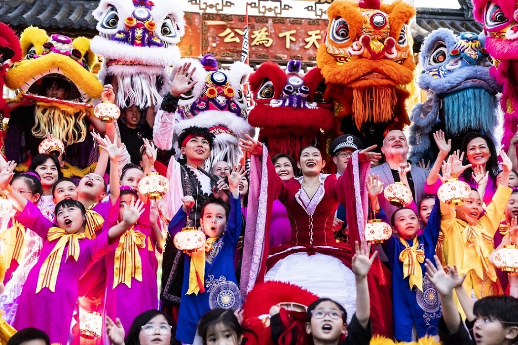 2024 Cabramatta Moon Festival lantern parade by Ken Leanfore.