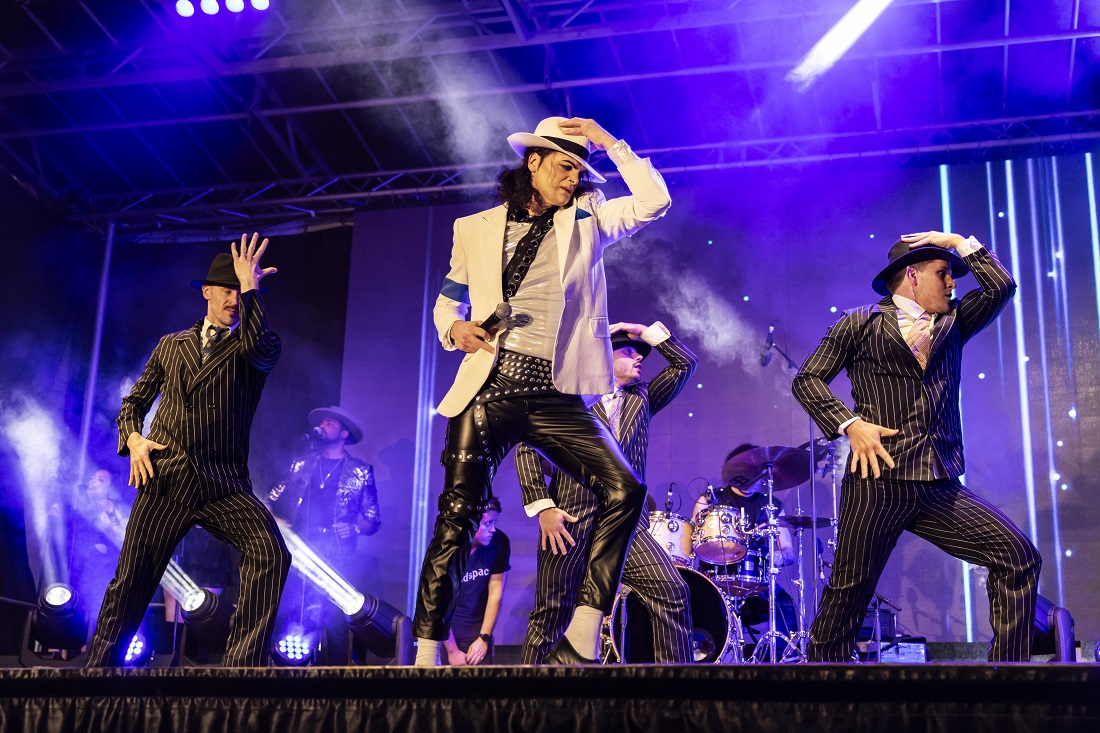 2024 Cabramatta Moon Festival The King of Pop Show by Ken Leanfore.