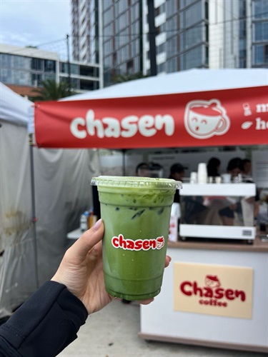 Chasen Coffee matcha latte.