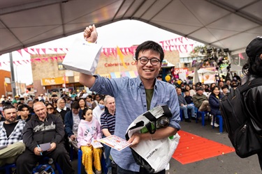 Blue Star Bingo Winner - Main Stage