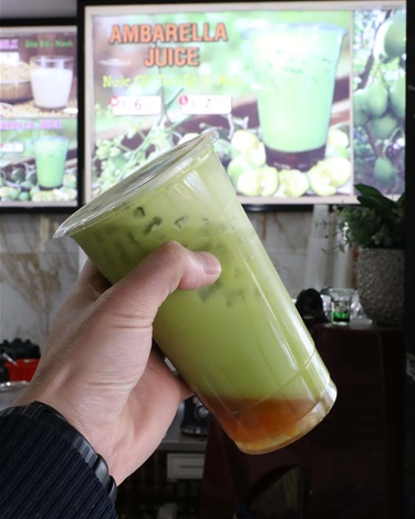 Thanh Thuy Ambarella juice. 