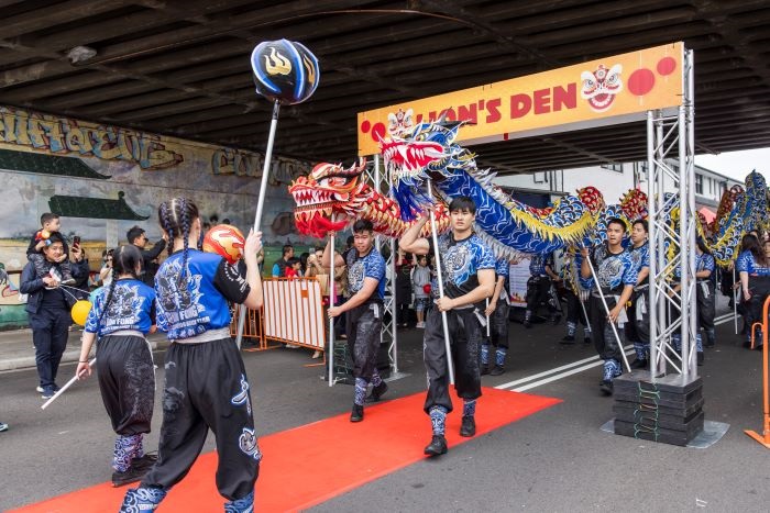 2024 Cabramatta Moon Festival Lion's Den entrance.