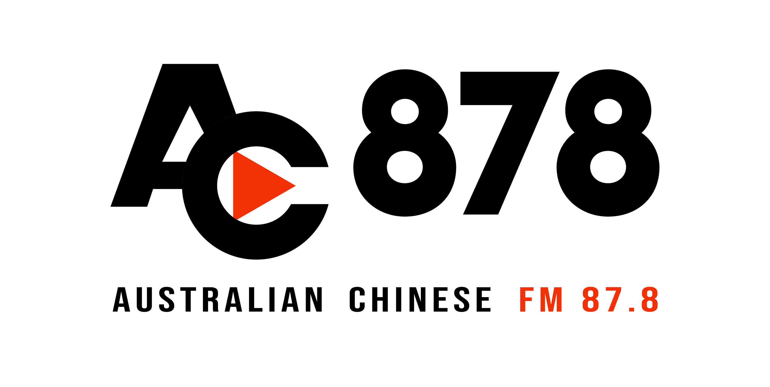 AC878 FM Radio Logo. 