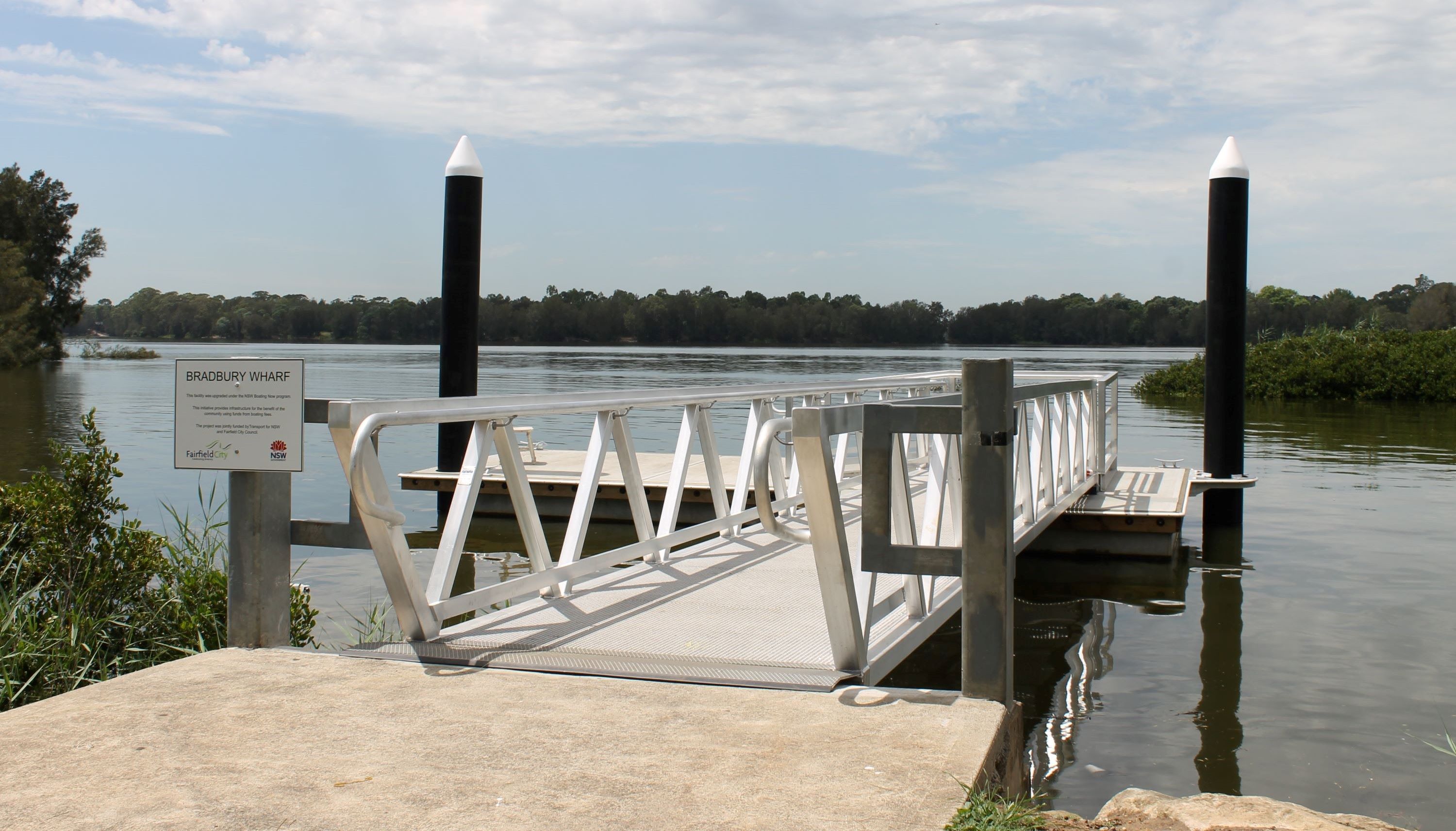 Bradury Wharf pictured in the centre