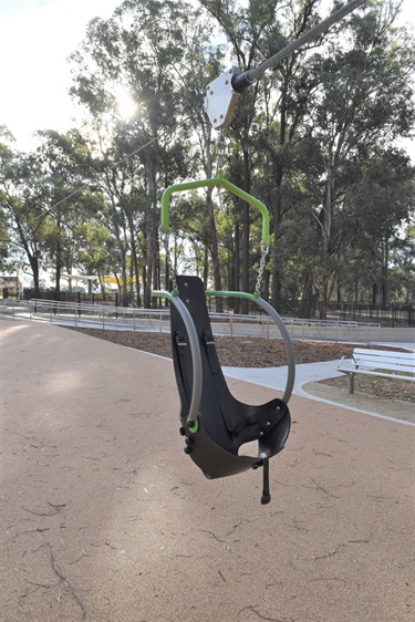 Flying Fox includes a ramp and strap in boat seat