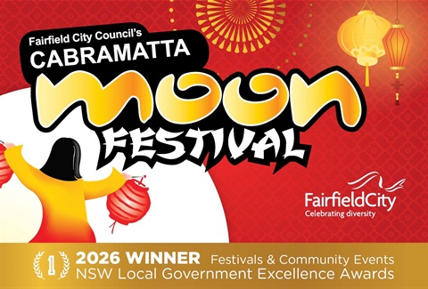 2026 Cabramatta Moon Festival Badge.